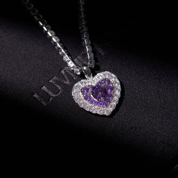 VIP Points Reward | Limited Edition Luvme Purple Heart Necklace