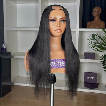 Special Deal | Yaki Straight Glueless U Part Wig Human Hair - US Only