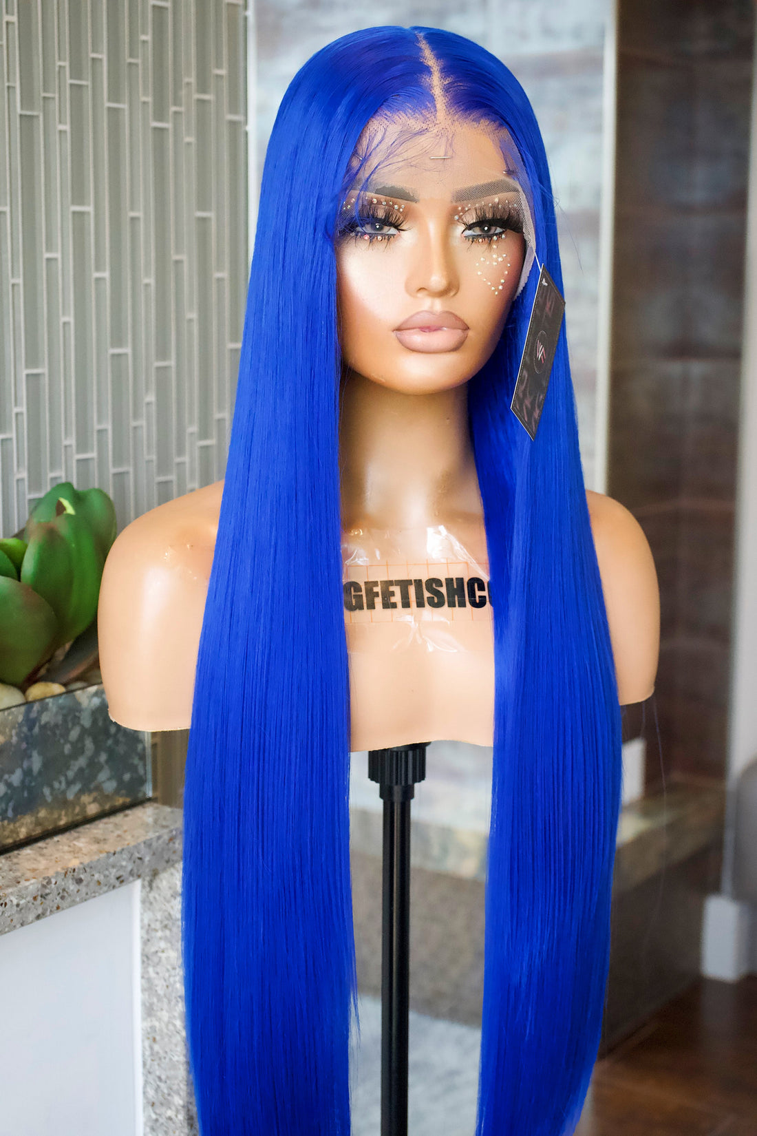 30” Synthetic Blend Heat Resistant Lace Frontal Wig - Unit ROYAL