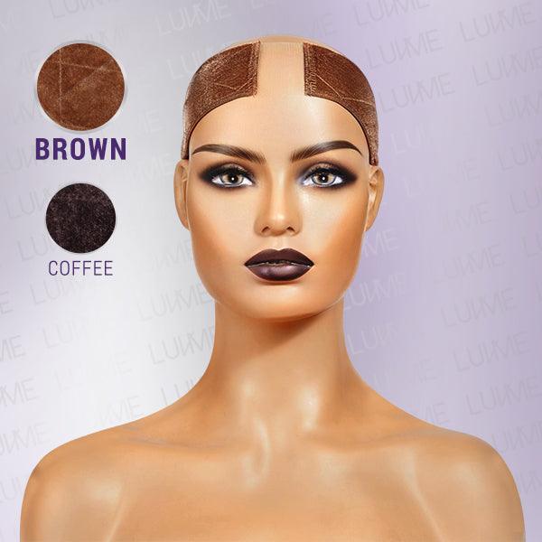 1pc Adjustable Velcro Lace Wig Grip Band, Velvet Comfort Headband