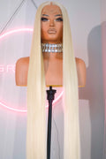 FLASH SALE DEAL LIMITED TIME⚡️13x4 40-Inch Lace Frontal Premium Fiber Blend Wig - Heat-Resistant, Luxury Long Wig for Glamorous Styling
