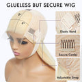 Limited Design | Blonde 613 Layered Cut Glueless 5x5 Closure HD Lace Wig 100% Virgin Human Hair - US Only
