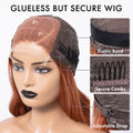 Cinnamon Brown Loose Wave / Straight / Straight Layer Glueless 5x5 Closure  HD Lace Wig- US ONLY