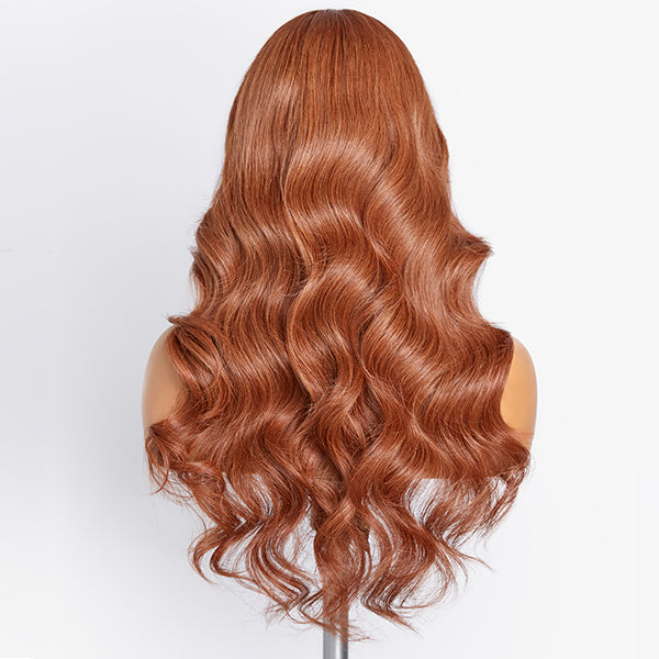 Cinnamon Brown Loose Wave / Straight / Straight Layer Glueless 5x5 Closure  HD Lace Wig- US ONLY