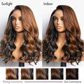 LIMITED STOCK | Luvme Hair 180% Density | Trendy Brown With Black Peekaboo Loose Wave Glueless 5x5 Closure Lace Wig