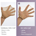 10pcs Stretchy HD Breathable Wig Caps with Non-Slip Elastic Band for Lace Frontal Wigs