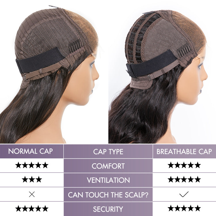 Special Deal | Loose Wave 5x5 Closure Lace Glueless Long Wig With Cute Bangs 100% Human Hair- US Only
