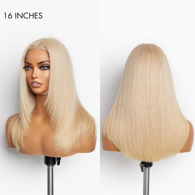 Limited Design | Blonde 613 Layered Cut Glueless 5x5 Closure HD Lace Wig 100% Virgin Human Hair - US Only
