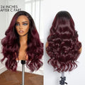 Charming Brown Layered Cut Loose Wave 5x5 Closure Lace Glueless Wig 100% Human Hair - US Only