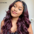Charming Brown Layered Cut Loose Wave 5x5 Closure Lace Glueless Wig 100% Human Hair - US Only