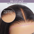 Exclusive Deal | Super Natural C Part Natural Black / Blonde Highlight Glueless Lace Bob Wig 100% Human Hair | Fits All Face Shapes