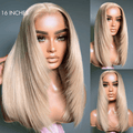 Limited Design | Blonde 613 Layered Cut Glueless 5x5 Closure HD Lace Wig 100% Virgin Human Hair - US Only