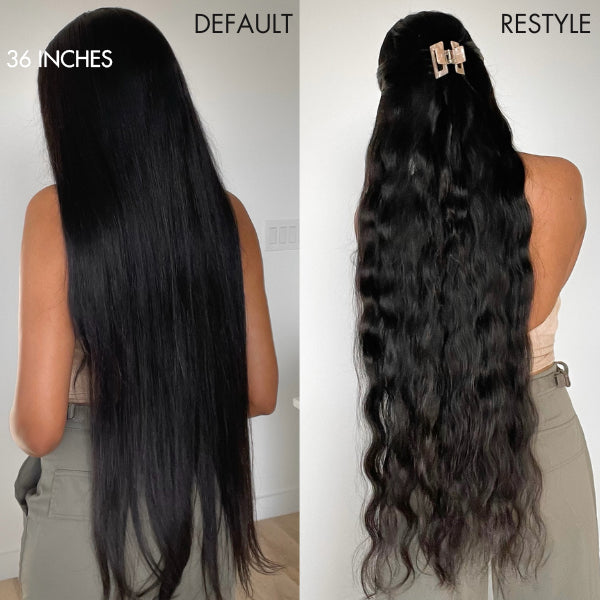 Luvme Lux™ - Royal Luxury 180% Density Super Long Silky Straight 5x5 Closure HD Lace Wig 100% Human Hair