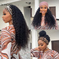 Exclusive Sale | Luvme Hair Throw On & Go Deep Wave No Lace Glueless Long Headband Wig 100% Human Hair (Get Free Trendy Headbands)