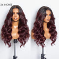Charming Brown Layered Cut Loose Wave 5x5 Closure Lace Glueless Wig 100% Human Hair - US Only