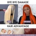 LUVME COLOR FREEDOM™ - Blonde 613 Silky Straight Glueless 5x5 Closure HD Lace Wig 100% Virgin Human Hair