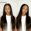 Silky Straight U Part Quick & Easy Affordable 100% Human Hair Wig