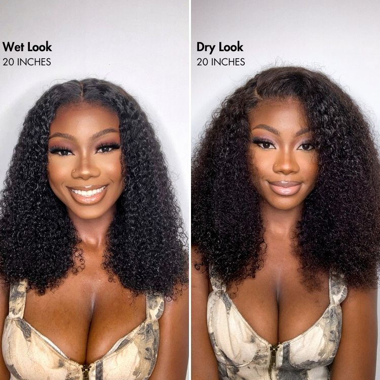 4C Edges | Realistic Kinky Edges Afro Curly Glueless Long Wig 100% Human Hair -US Only