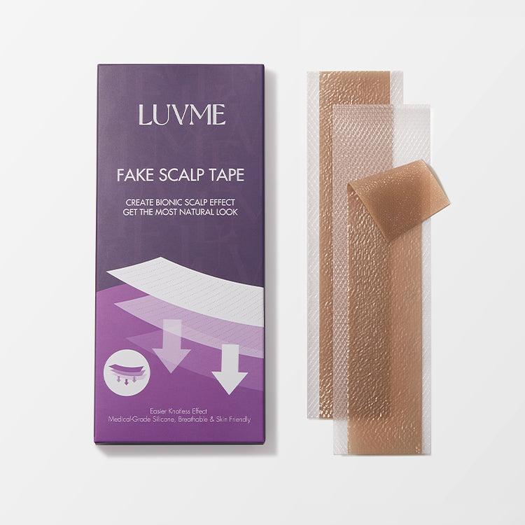 8pcs Fake Scalp Tape for Wigs, Invisible Knots & Grids Eraser