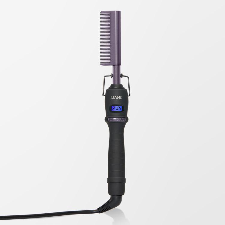 Electric Straightening Hot Comb with US Plug, 30s Fast Heating & Adjustable Temp | Add-on Item