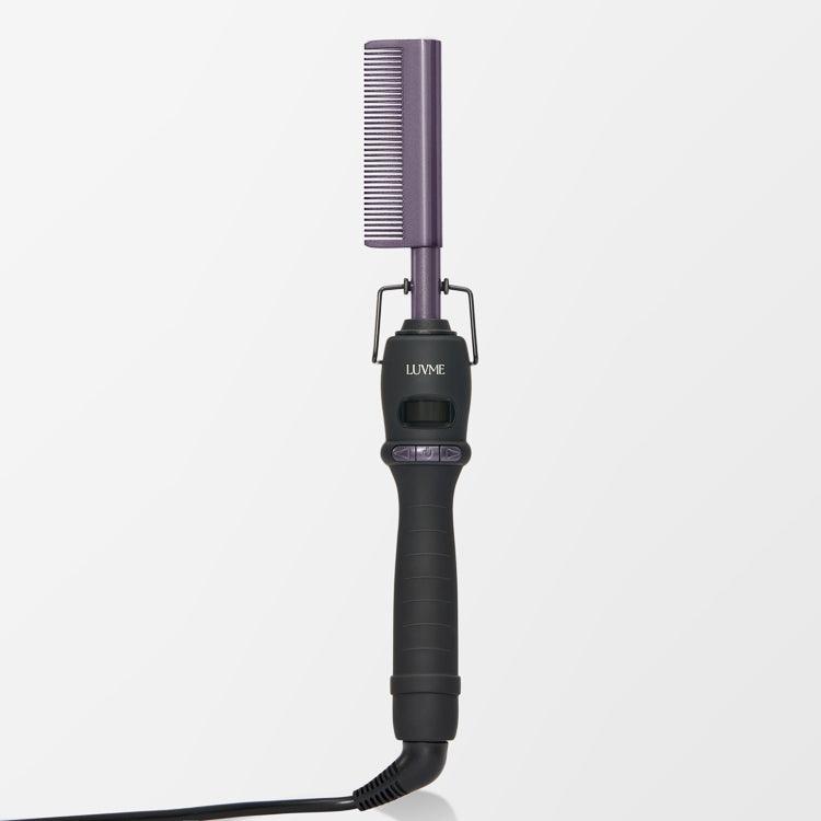 Electric Straightening Hot Comb with US Plug, 30s Fast Heating & Adjustable Temp | Add-on Item