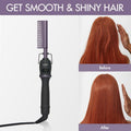 Electric Straightening Hot Comb with US Plug, 30s Fast Heating & Adjustable Temp | Add-on Item