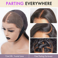 Weekly Special | PreMax Wigs | Super Natural Hairline Natural Black Silky Blunt Cut Glueless 13x4 Frontal Lace Human Hair Short Bob Wig