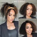 4C Edges Wig™ - Highlight Afro Curls Glueless 5x5 Closure HD Lace Wig Breathable Cap