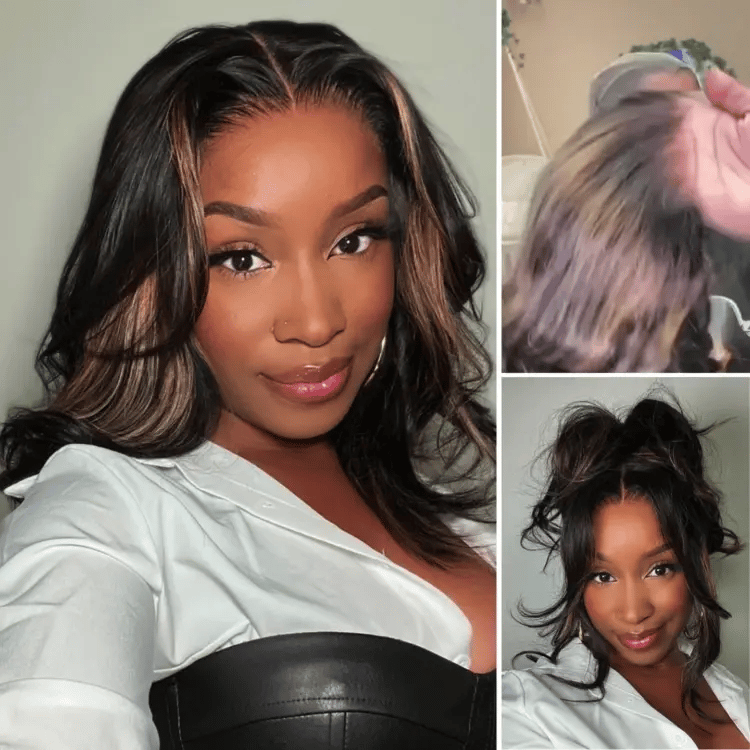 Special Deal | PreMax Wigs | Blonde Mix Black Loose Wave Glueless 5x5 Closure HD Lace Wig Pre-Cut Lace | Large & Small Cap Size