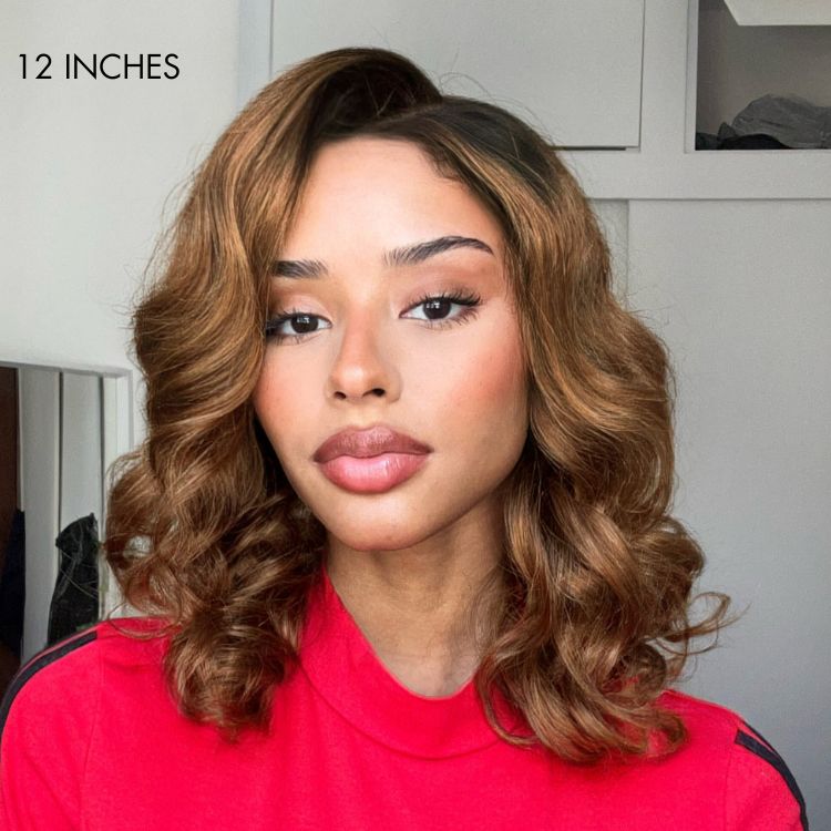 Special Deal | Bouncy Blonde Light Weight Left C Part Loose Wave Glueless 5x5 Closure Lace Wig