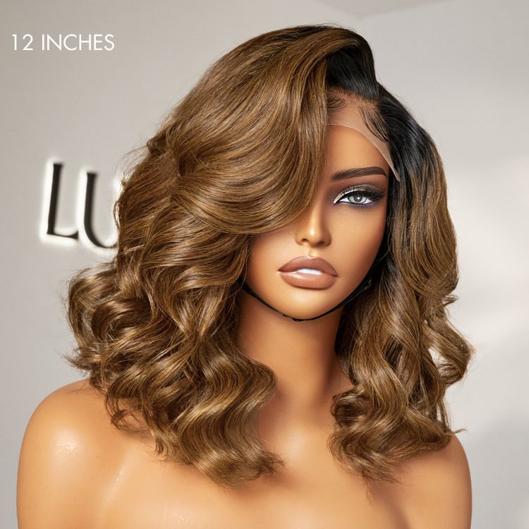 Special Deal | Bouncy Blonde Light Weight Left C Part Loose Wave Glueless 5x5 Closure Lace Wig