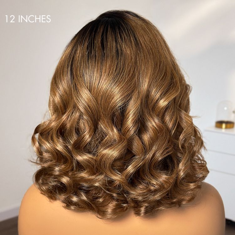 Special Deal | Bouncy Blonde Light Weight Left C Part Loose Wave Glueless 5x5 Closure Lace Wig