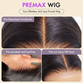 Exclusive Sale | PreMax Wigs | Super Natural Hairline Loose Body Wave Glueless 5x5 Closure HD Lace Wig | Large & Small Cap Size