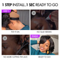 Weekly Special | 1 SEC INSTALL WIG | Elegant Boss Vibe Short Pixie Cut Natural Black / Ombre Brown Glueless Minimalist HD Lace Wig Ready to Go