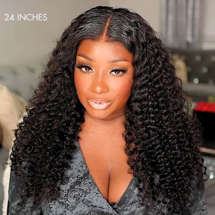 Exclusive Sale | PreMax 2.0 Wigs | Nature Max Deep Wave Ear-to-ear Glueless 13x6 Frontal HD Lace Long Curly Wig