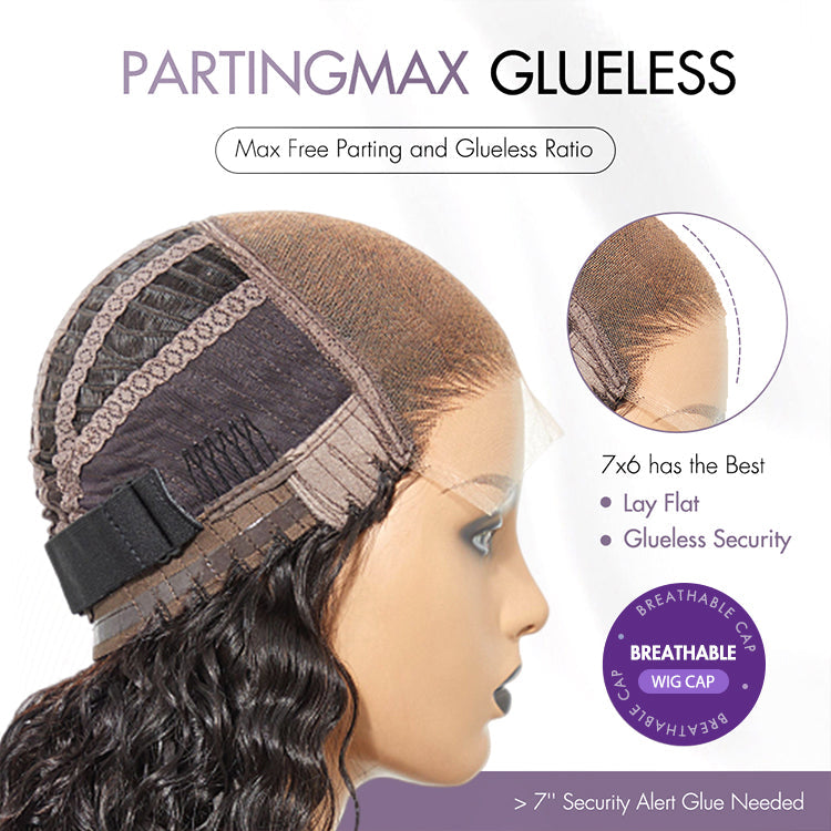 Special Deal | Luvme Hair PartingMax Glueless Wig Silky Blunt Bob Cut 7x6 Closure HD Lace Wig Breathable Cap
