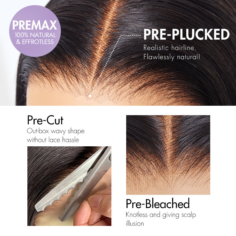 VIP DAY ONLY | 12 Inches Ash Blonde Ombre Blunt Cut Bob  Minimalist HD Lace Bob Wig  Pre-Cut Lace - US Only