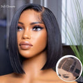 Crazy Wednesday | PreMax Wigs | Super Natural Hairline Silky Glueless 5x5 Closure HD Lace Short Bob Wig Pre-Cut Lace