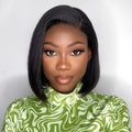 Crazy Wednesday | PreMax Wigs | Super Natural Hairline Silky Glueless 5x5 Closure HD Lace Short Bob Wig Pre-Cut Lace