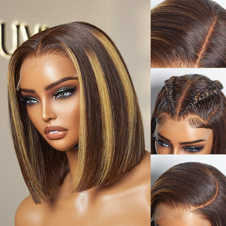 Special Deal | Luvme Hair PartingMax Glueless Wig Silky Blunt Bob Cut 7x6 Closure HD Lace Wig Breathable Cap