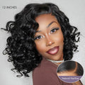 Luvme Hair Mature Bouncy Curl Left C Part Glueless Minimalist HD Lace Wig Pre-Cut Lace