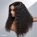 200% Density Water Wave 5x5 Closure HD Lace Glueless Long Wig 100% Human Hair  - US ONLY