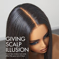 New Customers Only | PreMax Wigs | Silky Blunt Cut Glueless 2x6 / 5x5 Closure Lace Shoulder Length Bob Wig Pre Plucked & Bleached
