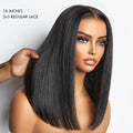 Crazy Wednesday | PreMax Wigs | Silky Blunt Cut Glueless 2x6 / 5x5 Closure Lace Shoulder Length Bob Wig Pre Plucked & Bleached