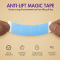 36pcs Double-Sided Lace Tape for Wigs, Clear Toupee Tape, Ultra Hold for Lace Wigs