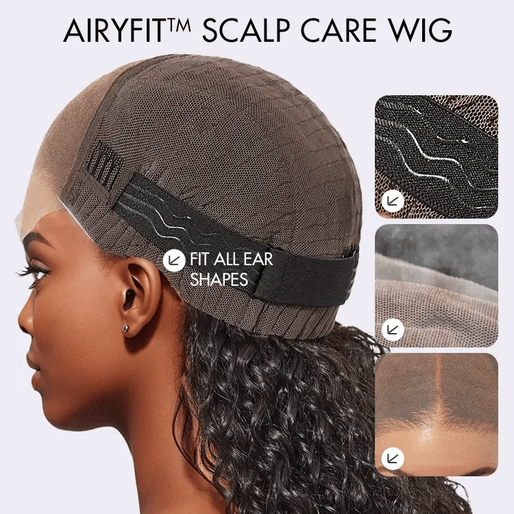 Weekly Special | Effortless Water Wave Snugfit Glueless 5x5 Closure Pre-Cut Lace Curly Wig