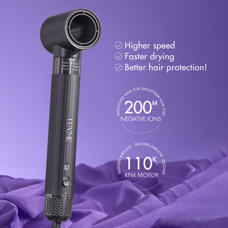 US PLUG Support 110V | Luvme 4-in-1 Styling Hair Dryer Set with US Plug, Effortless Versatile Styling