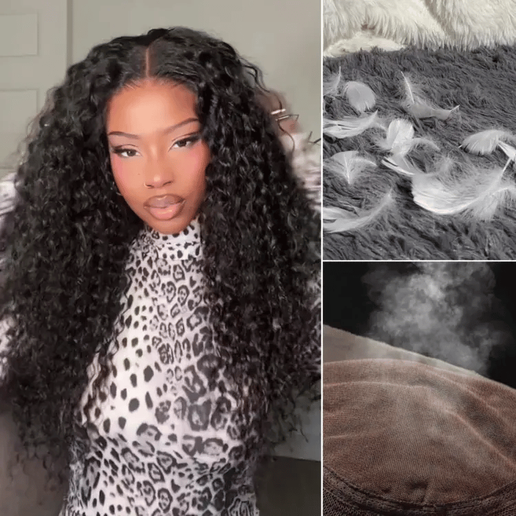 Weekly Special | Effortless Water Wave Snugfit Glueless 5x5 Closure Pre-Cut Lace Curly Wig