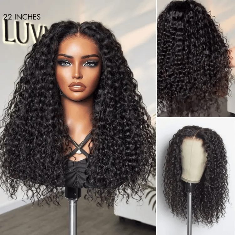 Weekly Special | Effortless Water Wave Snugfit Glueless 5x5 Closure Pre-Cut Lace Curly Wig