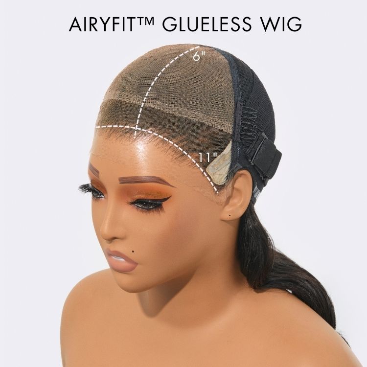 24 inches = $179.9 | AiryFit™ Scalp Care Wigs | Deep Parting Loose Body Wave Wig 11x6 Frontal HD Lace Glueless Wig